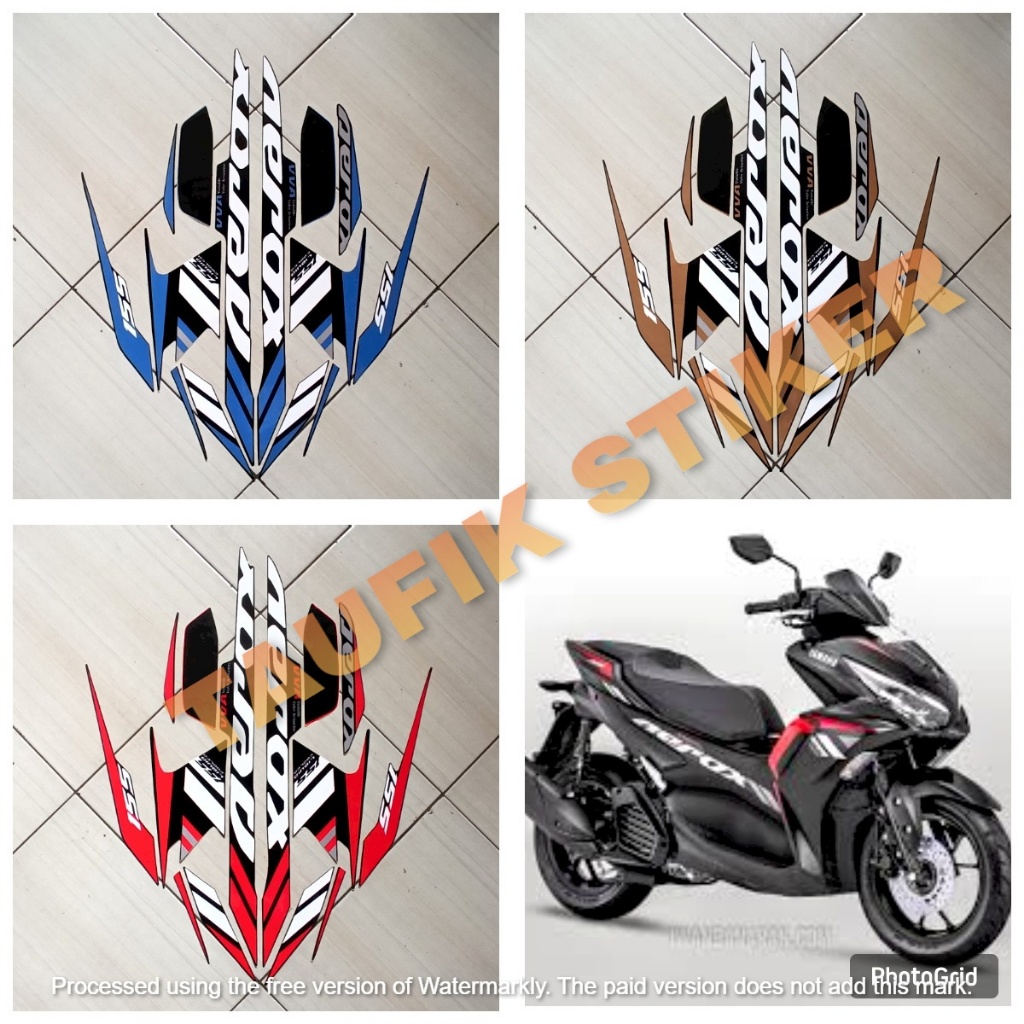 stiker lis motor yamaha aerox vva 155 2021 variasi