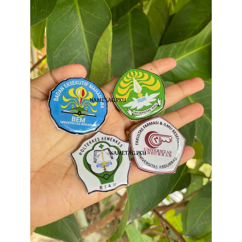 Pin Logo Custom Resin / Custom Pin Logo / Semua Logo / Free Desain