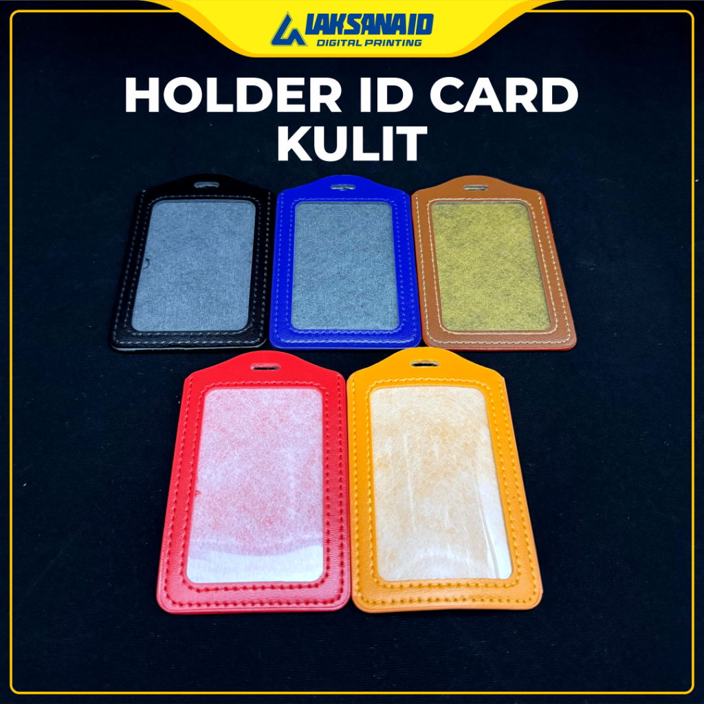 

ID Card Holder / tempat ID card / name tag / casing ID card kulit sintetis