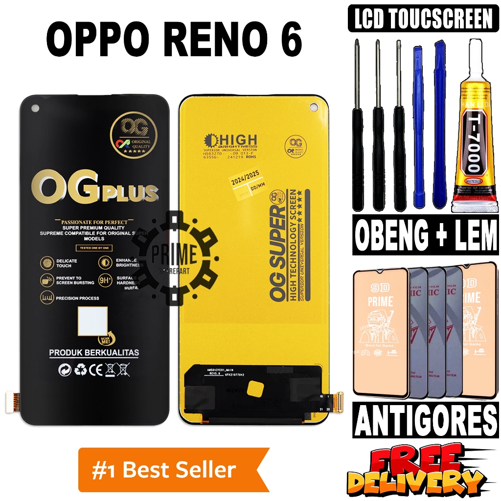 LCD OPPO RENO 6 ORIGINAL OEM LCD TOUCHSCREEN OPPO RENO 6 FULLSET