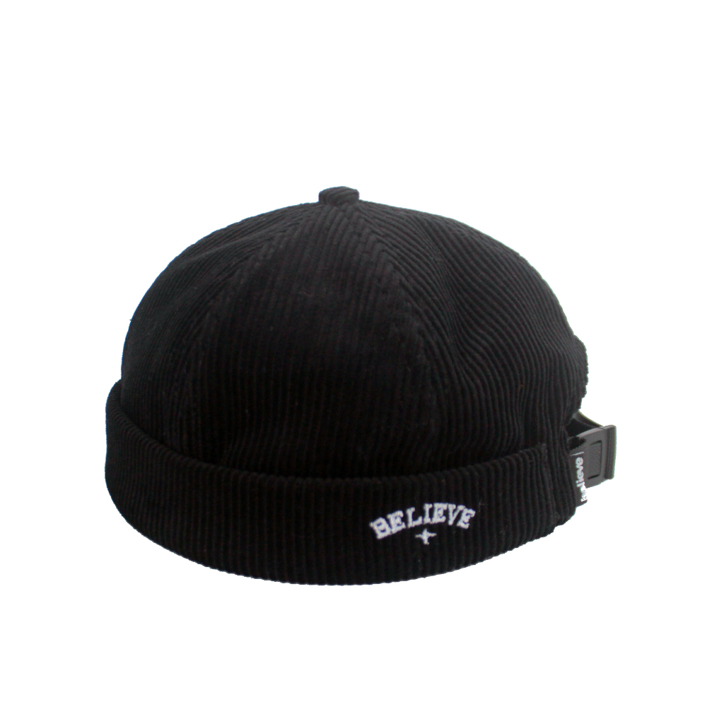 Topi Peci Miki Hat Corduroy Hitam
