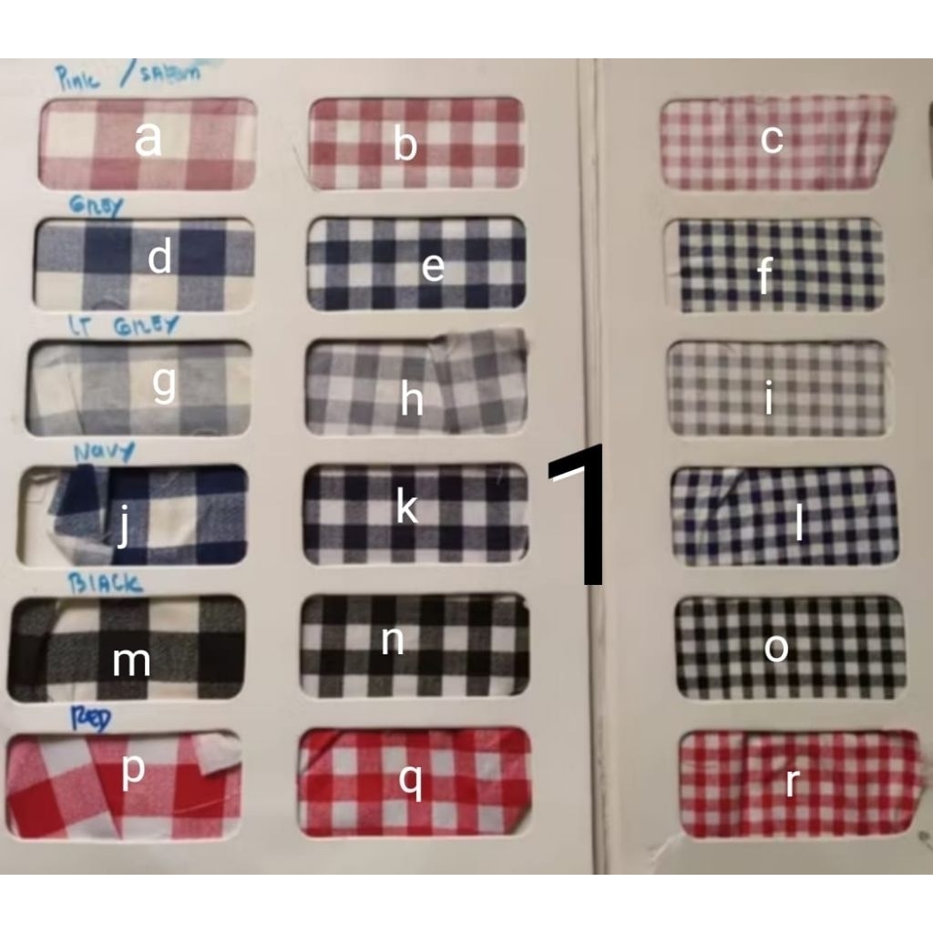 BAHAN  KATUN JEPANG METERAN ( MOTIF KOTAK - KOTAK ) BY PILIANG MODE