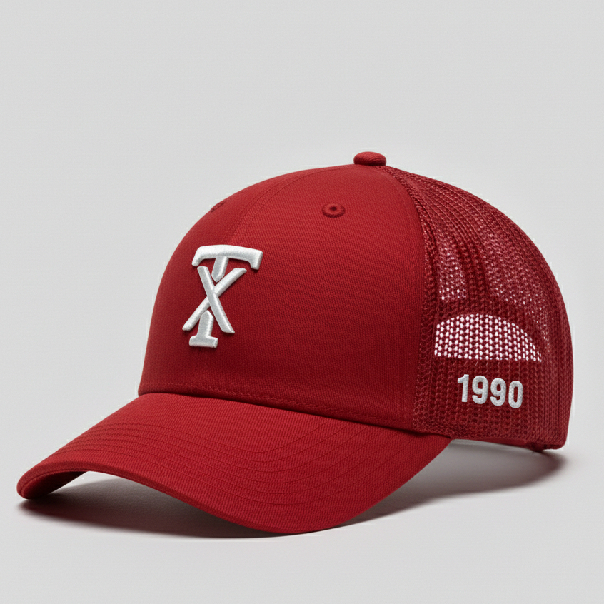 Topi Baseball Trucker TX TEXTTO Pria Wanita / Topi Trucker Import Premium