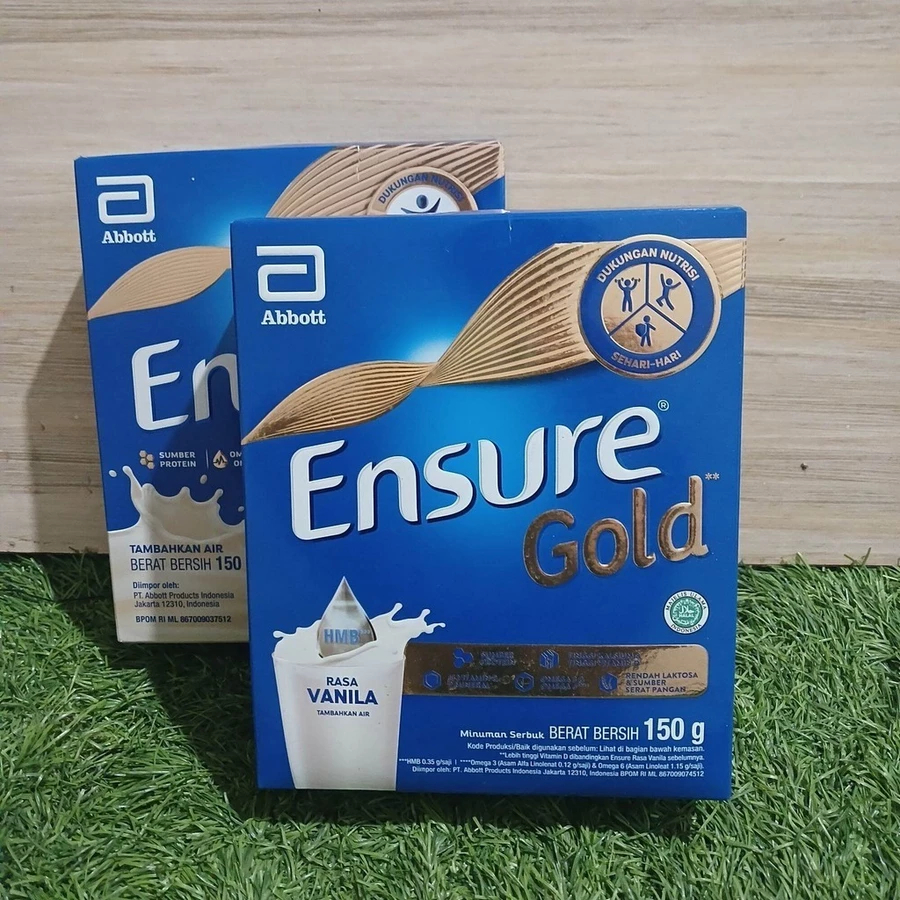 

PROMO!!! 2 BOX ensure vanila 150g gold HMB 100% original