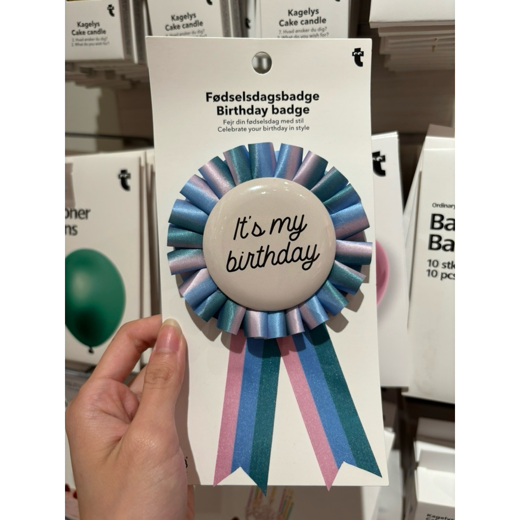 Flying Tiger Birthday Badge