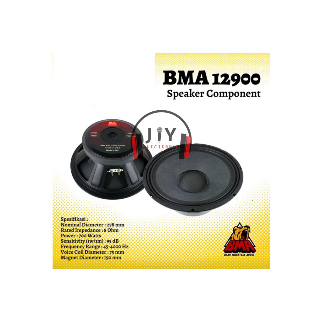 Speaker BMA 12 inch 12900 Speaker Komponen BMA