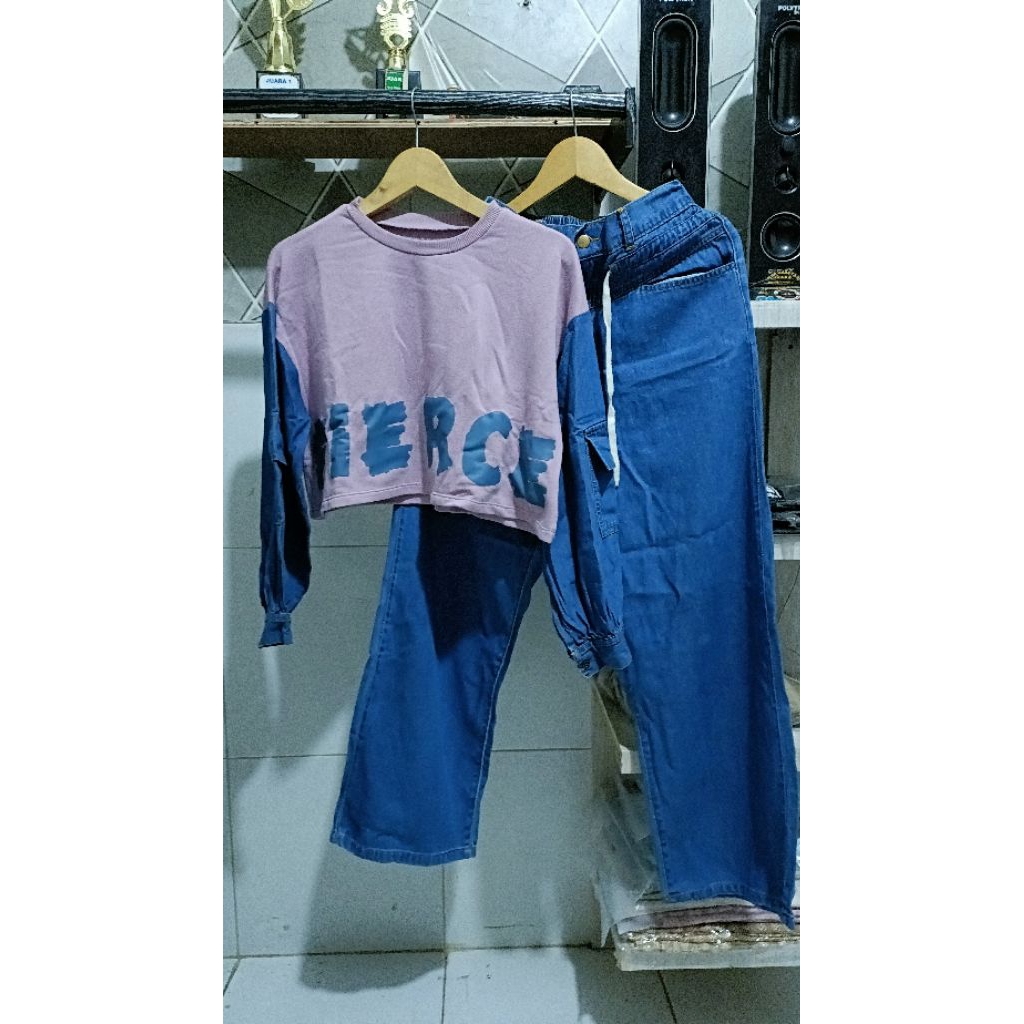 one set jeans CDCMODELS