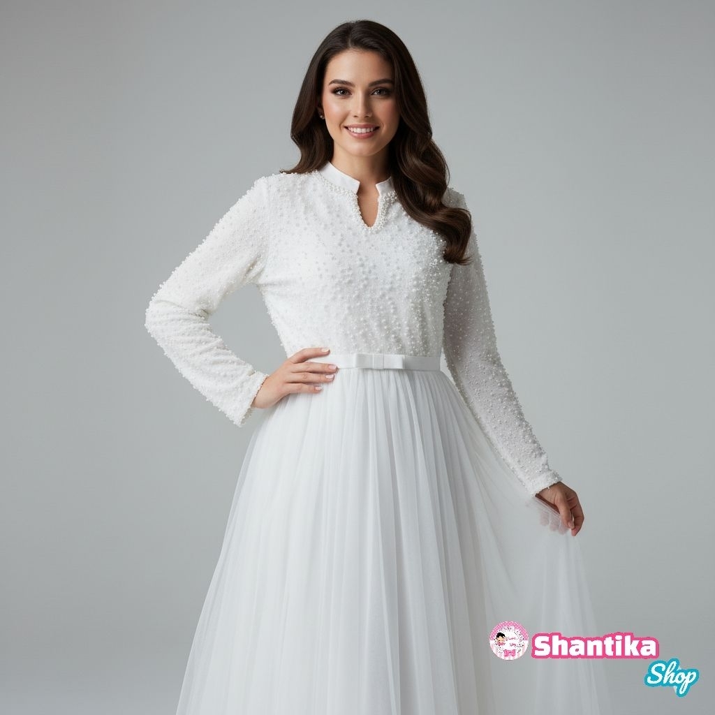 Preloved Like New Gamis Dress Tutu wanita/Dewasa