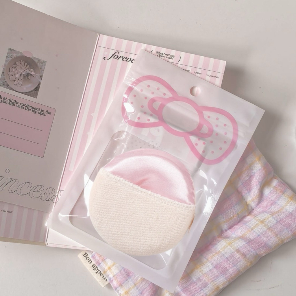 Spon bedak | Puff bedak tabur 8cm I Puff bedak besar I Spons bedak I Spons bedak besar I Puff bedak 