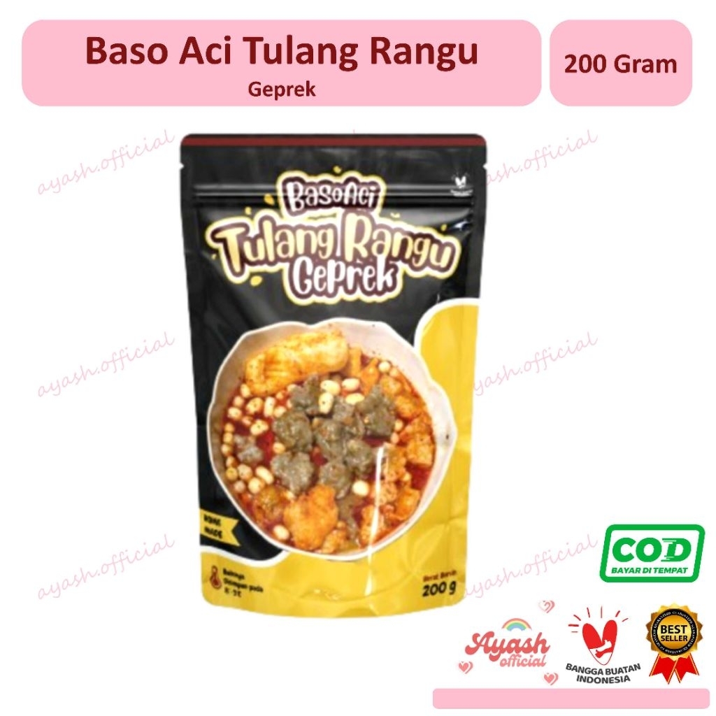 

CIRANGU Baso Aci TULANG RANGU GEPREK Ekstra pedas nikmat