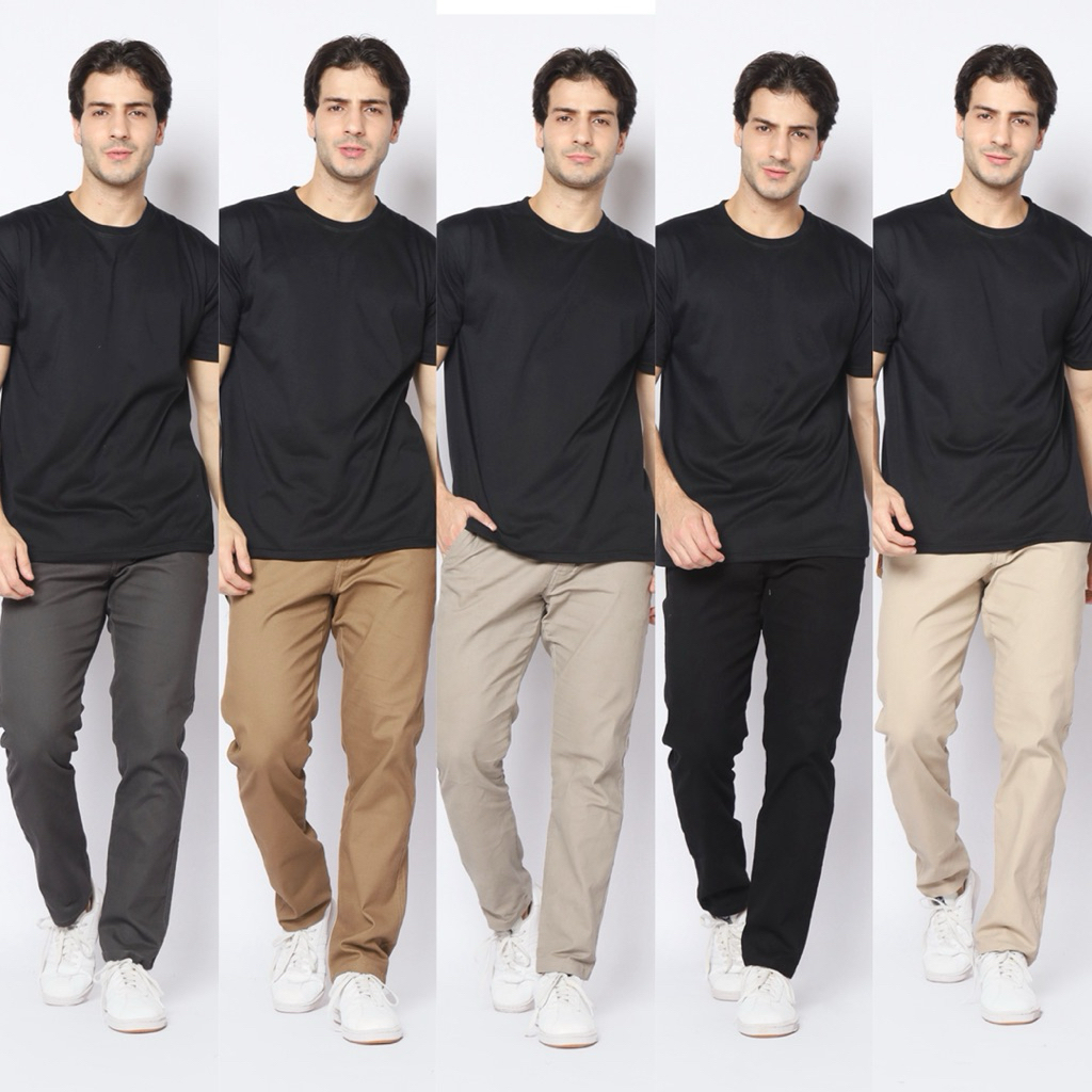 

Celana Chino Panjang Pria Big Size 39–44 | Slim Fit Elegan | Bahan Twill Premium Adem