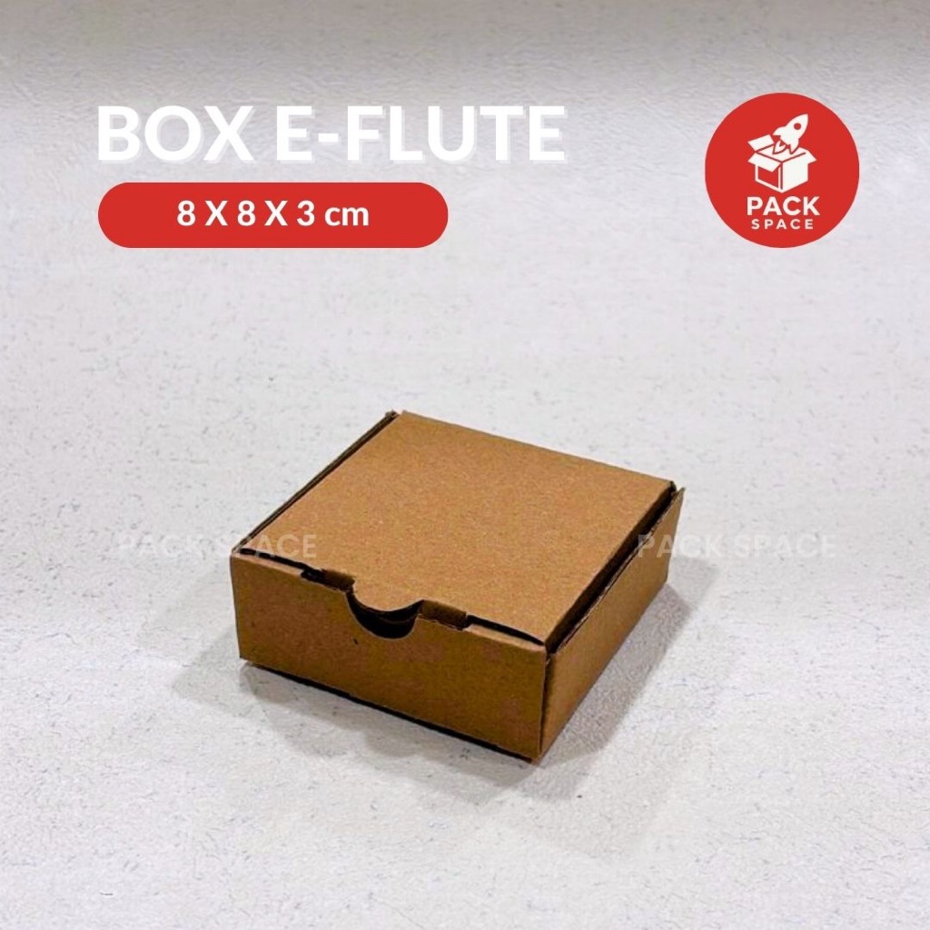 

Box Kardus E-Flute Coklat Untuk Packaging Olshop Sovenir Jam Kotak Kado Hampers Gelang 8x8x3 CM