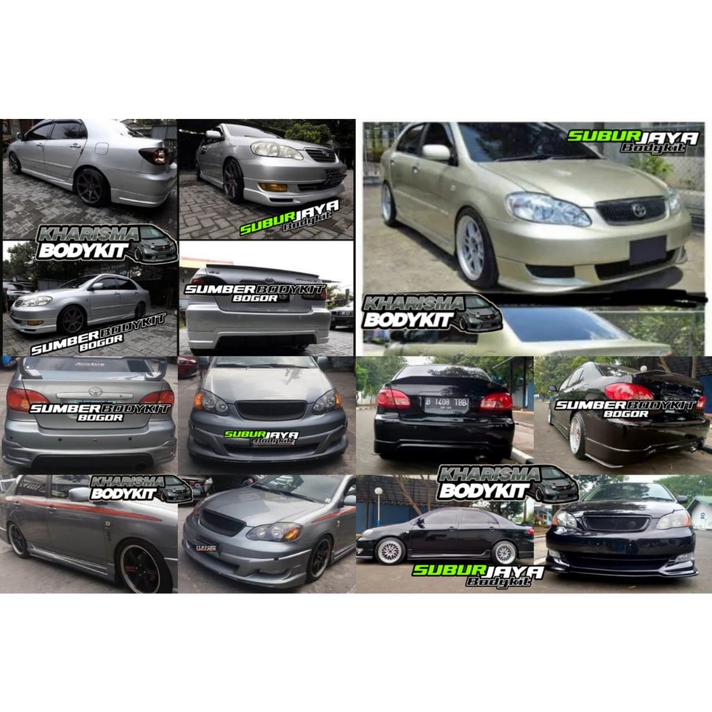 BODYKIT COROLLA ALTIS TAHUN 2001 - 2008 SEMUA MODEL BODYKIT COROLLA ALTIS MODEL TRD TOMS mobil