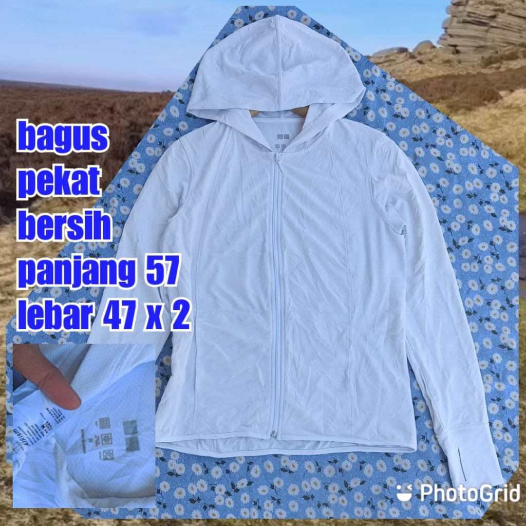 jaket gunung outdoor olahraga running senam gowes tektok uniqlo airsm