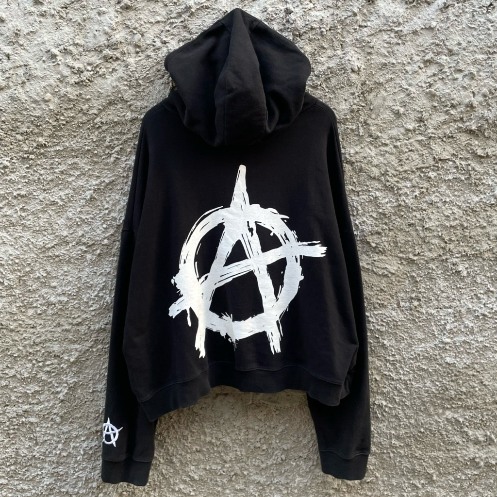 Hoodie Anarchy Oversize Boxy By Bnw (Size XXXL)
