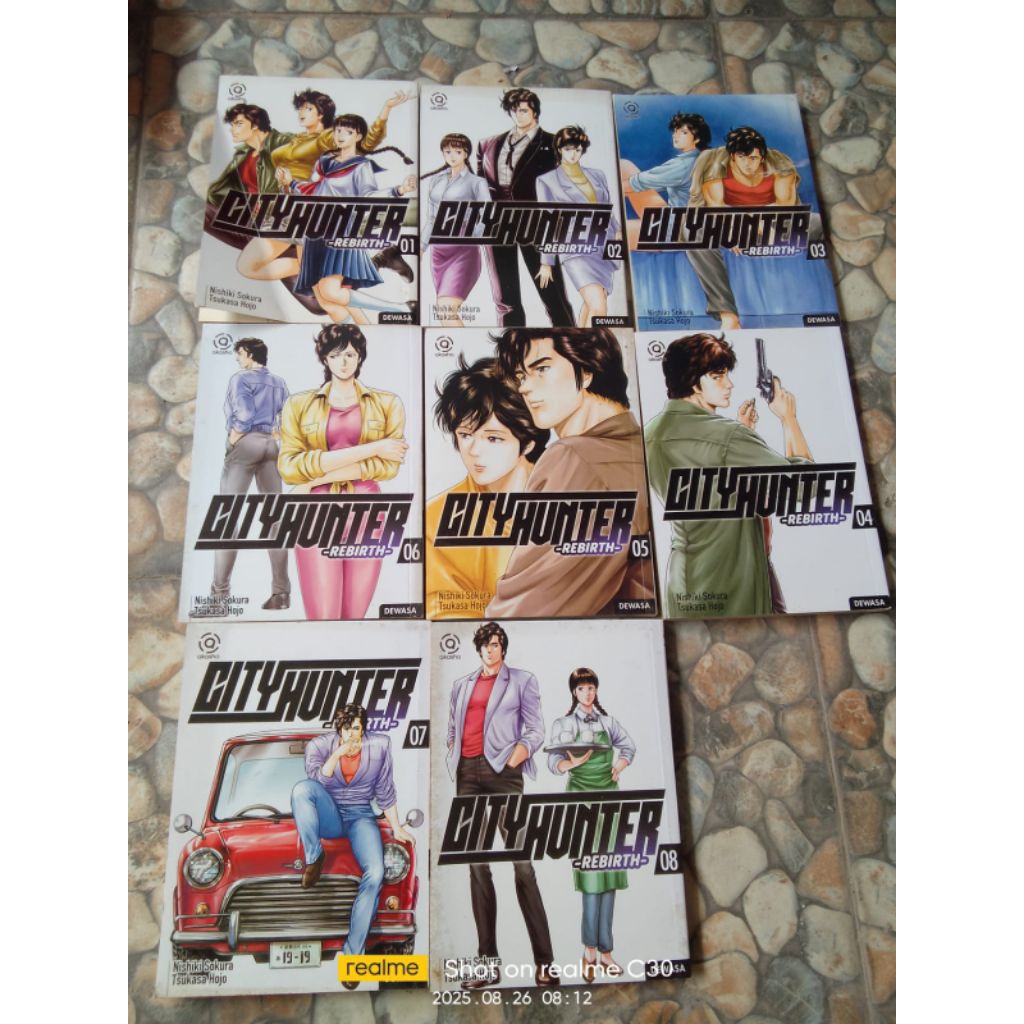 Komik Manga Anime Jepang City Hunter 1 set isi 8