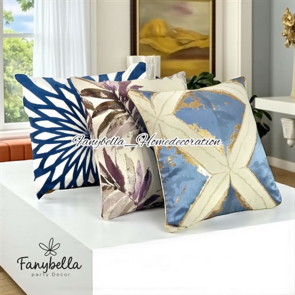SARUNG BANTAL MINIMALIS SARUNG BANTAL SOFA IMPORT MEWAH PILLOW CUSHION COVER