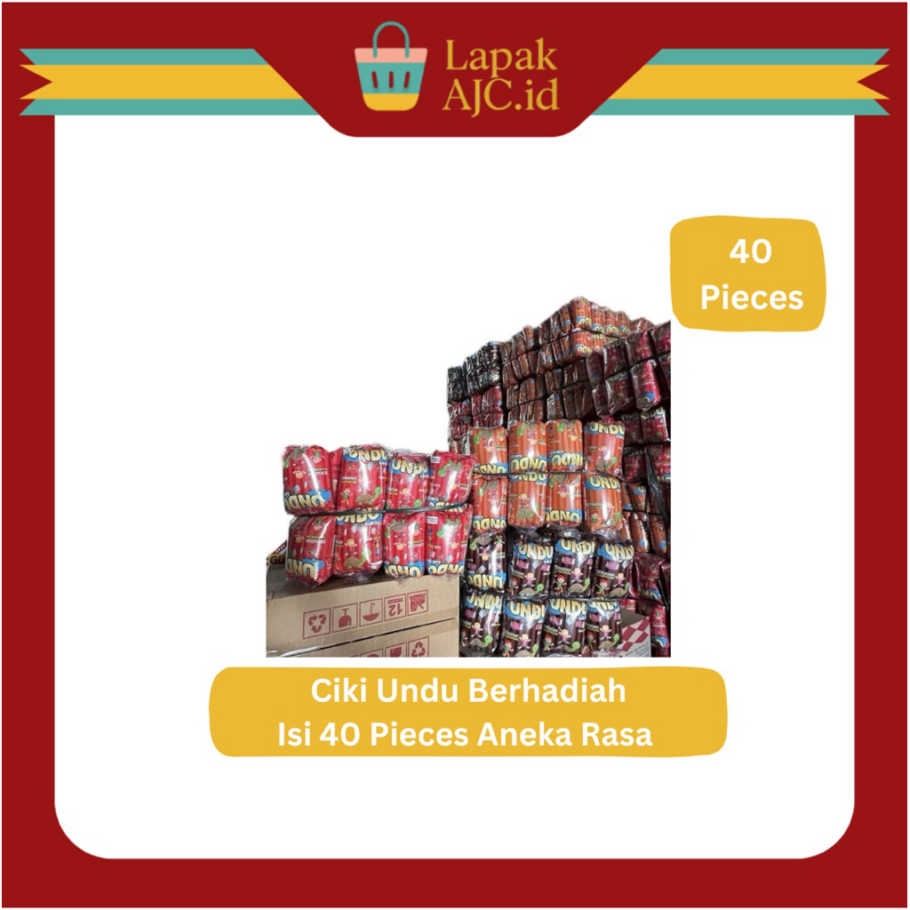 

Ciki Undu Berhadiah $$$ Isi 40Pcs Aneka Rasa (Coklat, Keju, Balado)