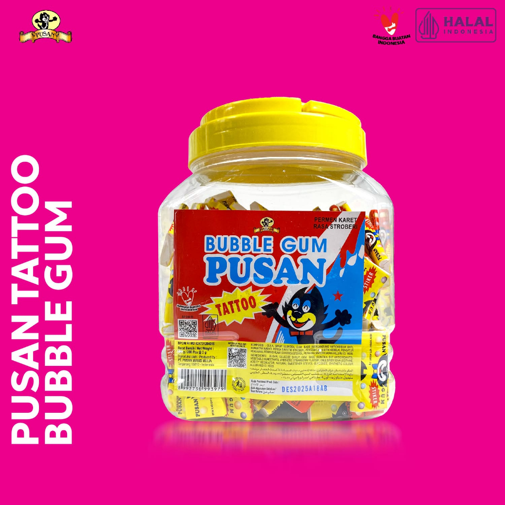 PUSAN TATTOO BUBBLE GUM