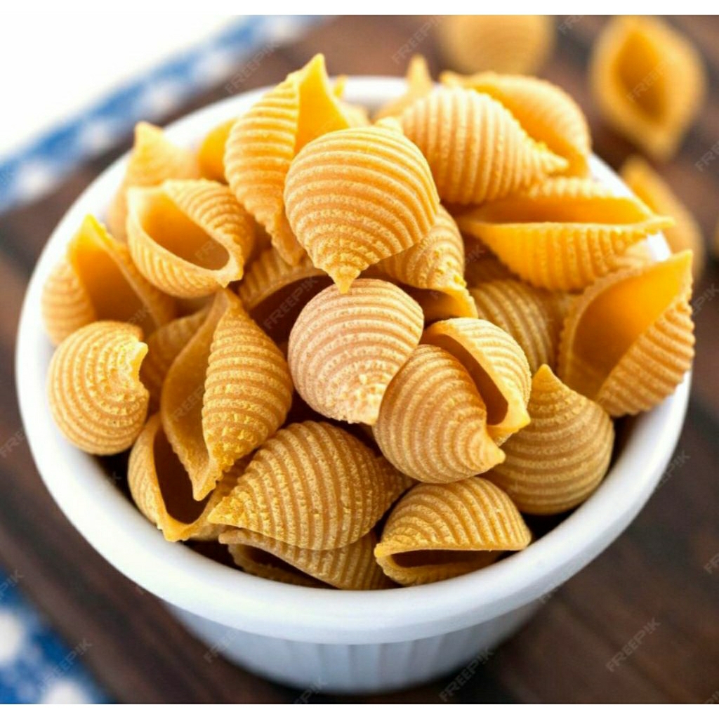 

MAKARONI KERANG CIKRUH MAKARONI KUWUK MAKARONI PEDAS DAUN JERUK PADUKA SNACK