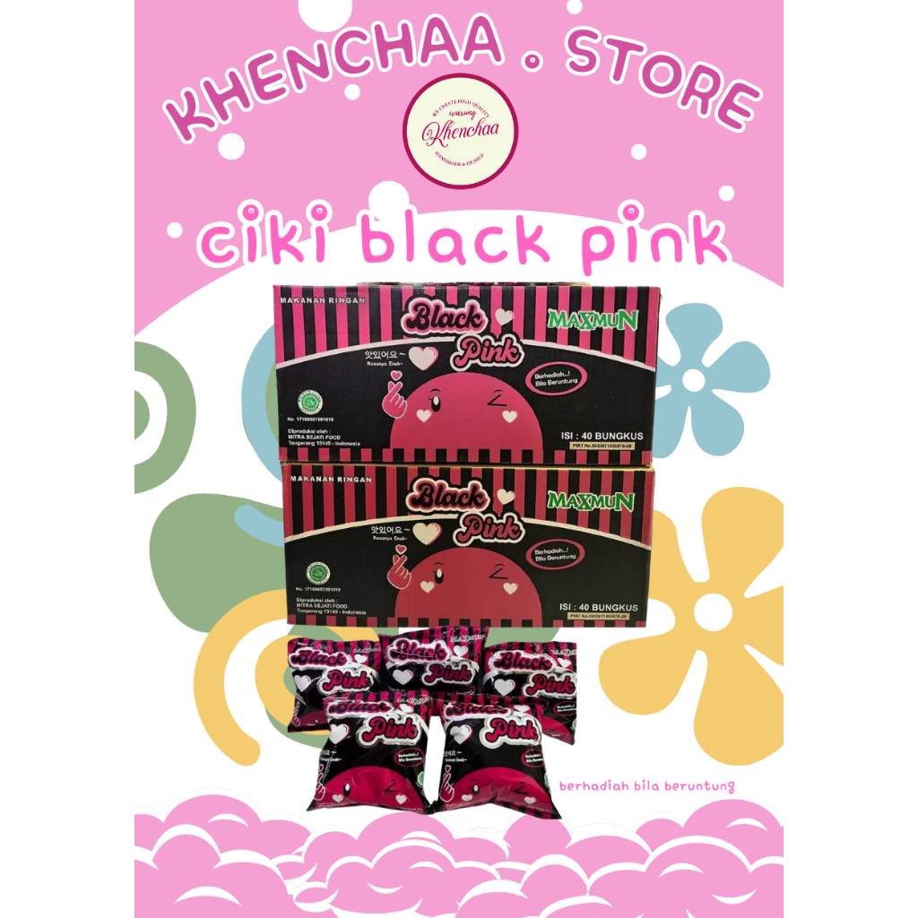 

CIKI BLACKPINK Berhadiah Uang Tunai 1 Dus 40 Pcs