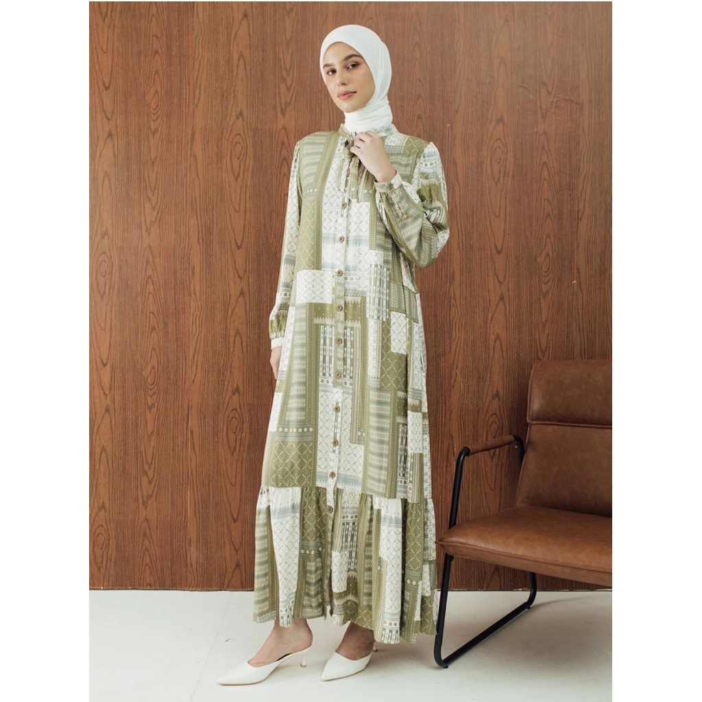 Dress Wanita Original Brand dari Matahari Mall SOGO Mall Gamis Wanita Muslimah Dress Kekinian Gamis 