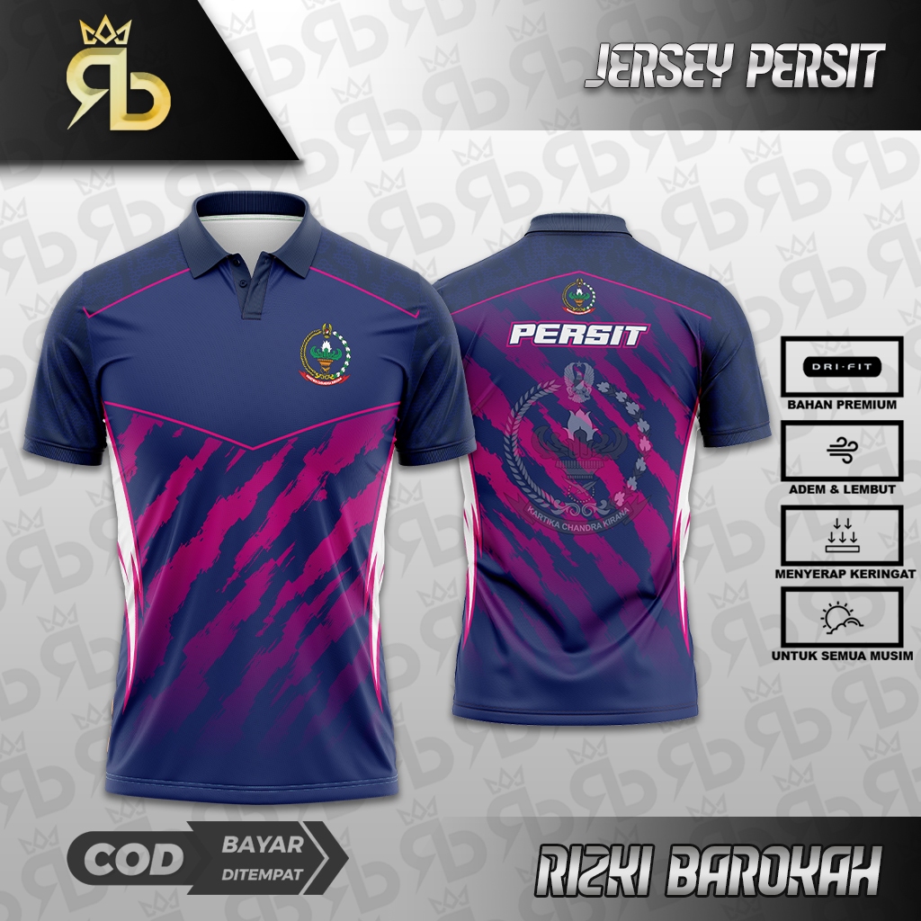 JERSEY PERSIT / POLO PENDEK PERSIT / BAJU OLAHRAGA PERSIT / DRYFIT PERSIT