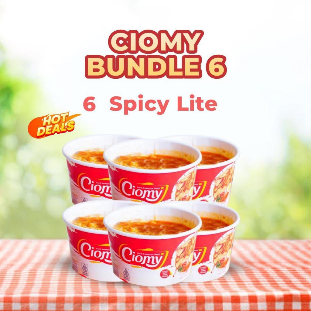 

CIOMY - Bundling 6 Cuanki Ayam Spicy Cup Lite