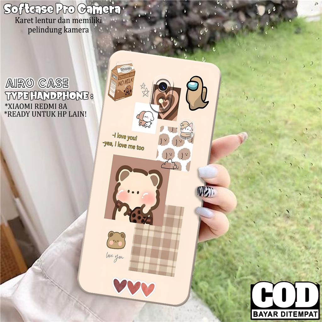 Case Xiaomi Redmi 8A - Softcase Xiaomi Redmi 8A - Fashion Case KARTUN - Casing Xiaomi Redmi 8A - Sof