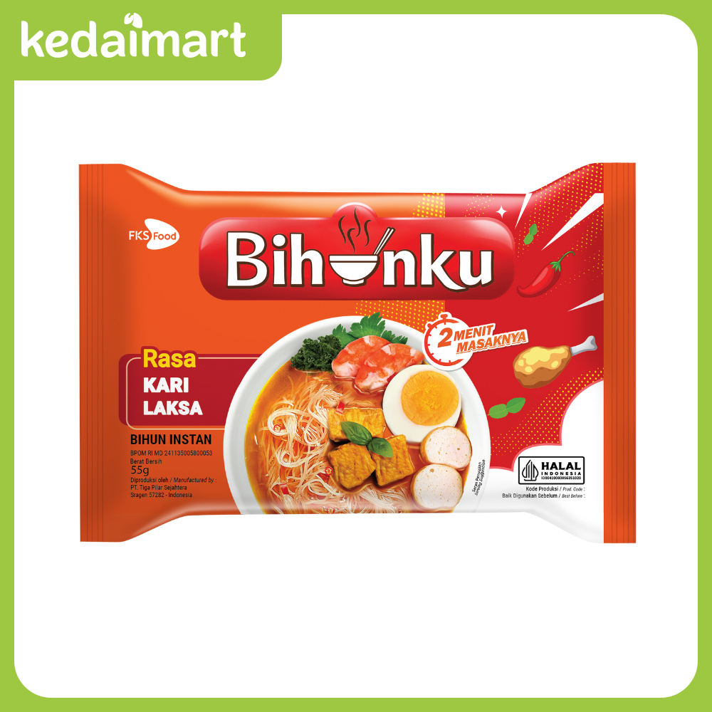 

Bihunku Bihun Instan Kari Laksa Pcs
