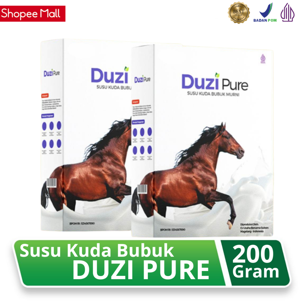 

Duzi Pure - Susu Kuda Lombok Original Bubuk 200 Gram