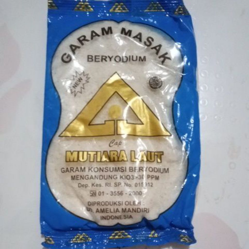 

Garam Masak Beryodium Mutiara Laut 100 gram