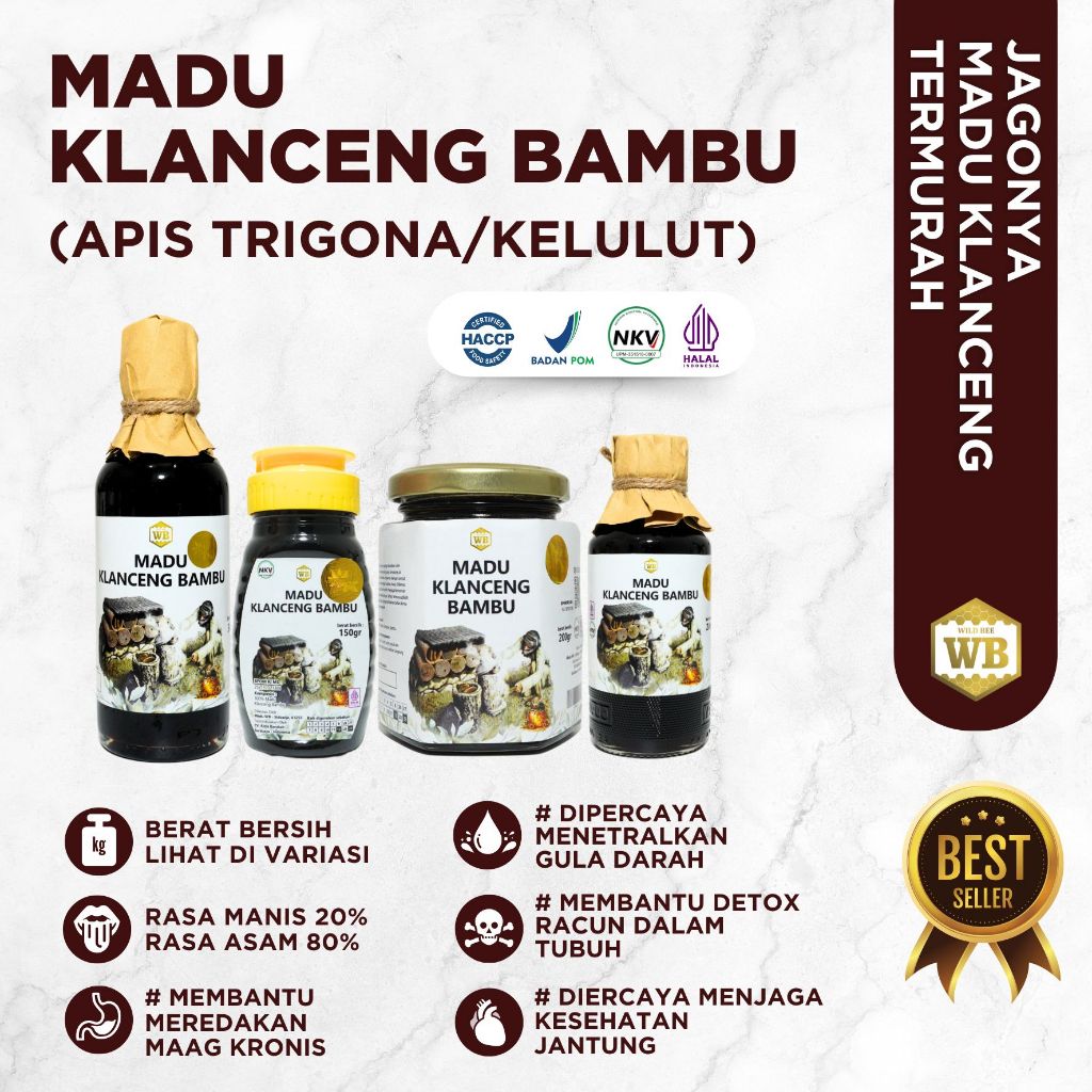 Madu Klanceng Bambu / Lebah Apis Trigona