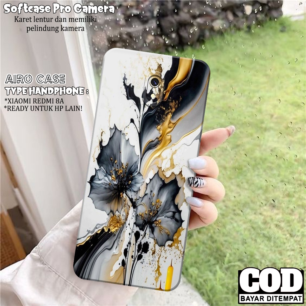 Case Xiaomi Redmi 8A - Softcase Xiaomi Redmi 8A - Fashion Case ABSTRAK - Casing Xiaomi Redmi 8A - So