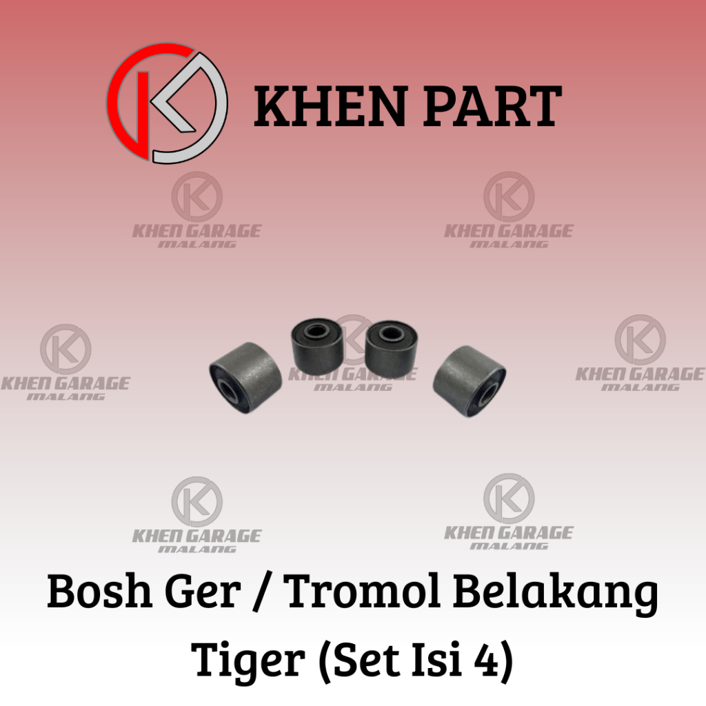 KHEN648 Bosh Ger / Tromol Belakang Tiger (Set Isi 4) - Bos Boshing Gear Gir Belakang Tiger 2000 Tige