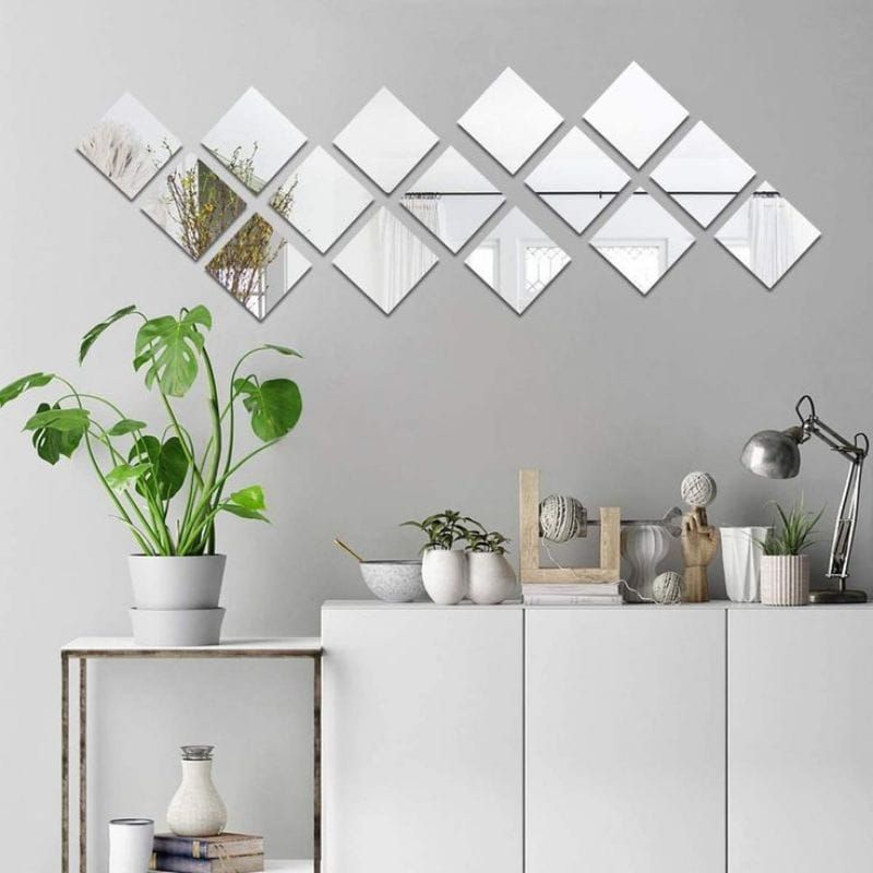 KACA CERMIN KOTAK/CERMIN KOTAK/CERMIN DINDING/CERMIN DINDING MINIMALIS/CERMIN AESTETIK