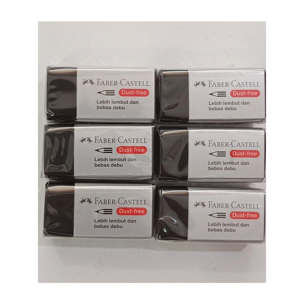 

penghapus kecil faber castell dust free hitam kecil