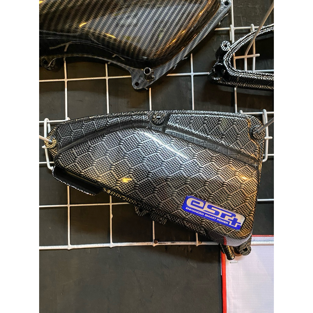 Cover tutup filter carbon beat deluxe genio scoopy