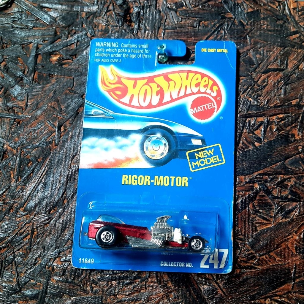 Hot Wheels Rigor Motor Blackwall Blue Card