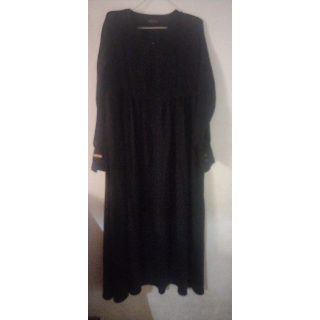 preloved gamis hitam nacita sz S