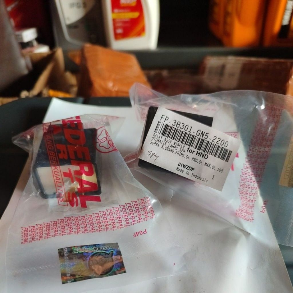 OTOMATIS LAMPU SEIN / RELAY ASSY WINKER / FLASHER SEN ORIGINAL FEDERAL MOTOR SUPRA X / GRAND / PRIMA