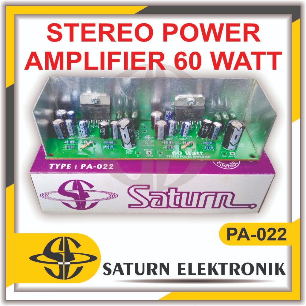 Kit Power Amplifier Stereo 60Watt Kit PA-022