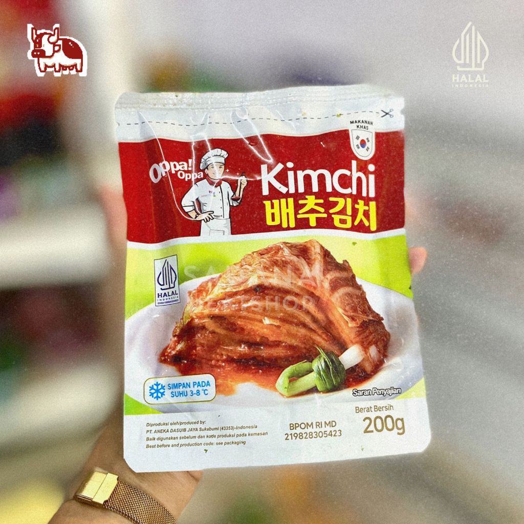 

JSF OPPA! Kimchi Sawi 200gr – Baechu Kimchi Pouch Halal Siap Santap