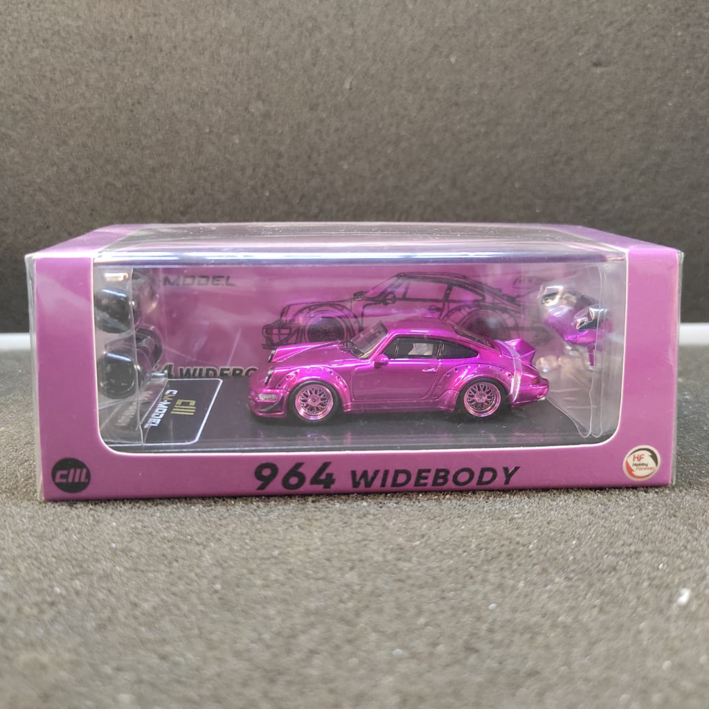 CM Model Porsche RWB 964 Metallic Purple (Indonesia Exclusive)