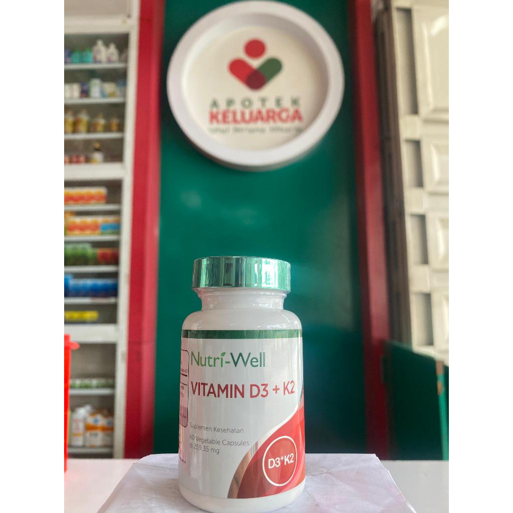 Nutriwell VITAMIN D3 400 +K2 30MG TAB (60)