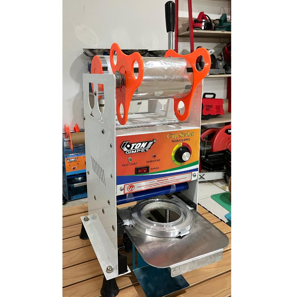 TERMURAH ETON GIMPET Cup Sealer 24 OZ JUMBO/ Plastik Cup / Ring Gelas Aqua /Press Gelas Tinggi/ Manu