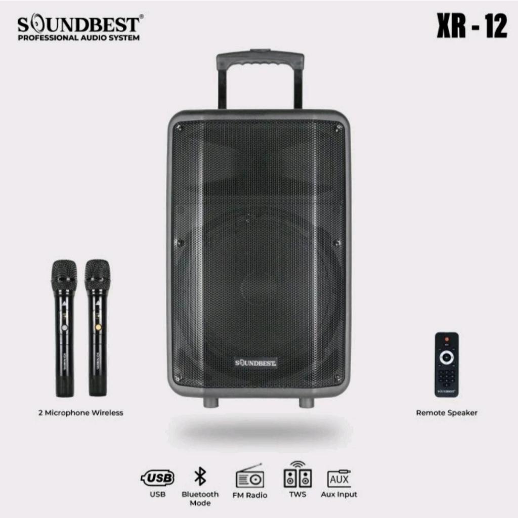 SPEAKER PORTABLE WIRELLES SOUNDBEST XR-12 12 INCH