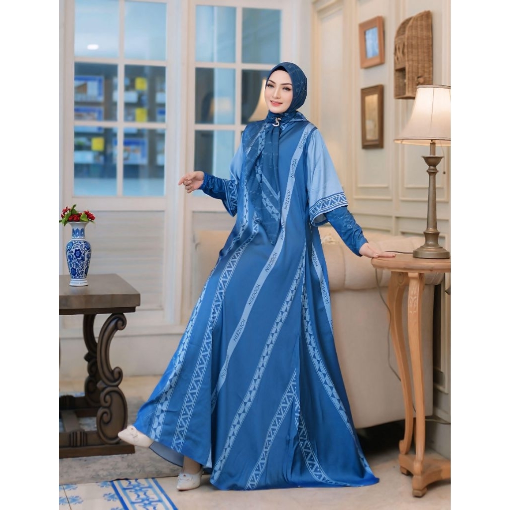 Tantrum Series Set Dress Scraft Syari Khimar by Yodizen Yodizein