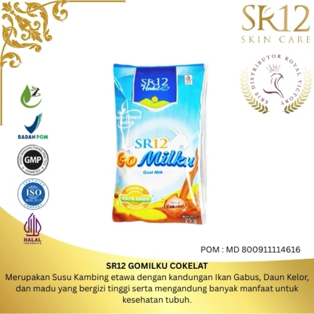 

SR12 GOMILKU COKLAT SACHET / GOMILKU RENCENG / SUSU GOMILKU SR12 / SUSU KAMBING ETAWA / SUSU KESEHATAN / SUSU UNTUK ANAK / SUSU UNTUK DEWASA / SUSU RENDAH GULA / SUSU NON KOLESTEROL
