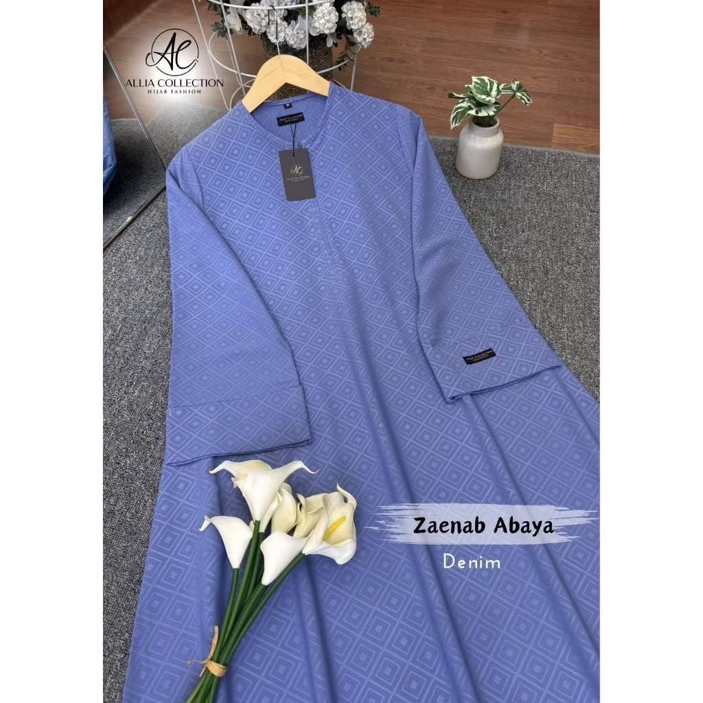 Zaenab Abaya by Allia Collection | gamis dress cantik
syari murah ekonomis mewah